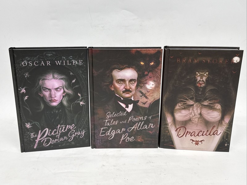 UNREAD LitJoy Classics Gothic Box Set Dracula Poe Dorian Gray Special Editions gallery