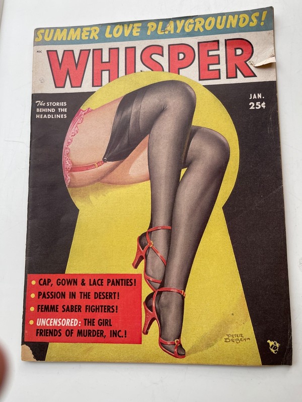 Whisper Magazine Sexy 1952 Peter Driben LGBT