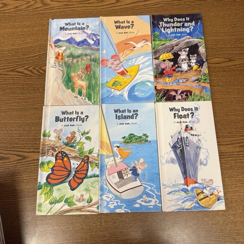 Lot of 15 - Weekly Reader - Just Ask Books - What, Why Hardcovers Vtg 1980s gallery