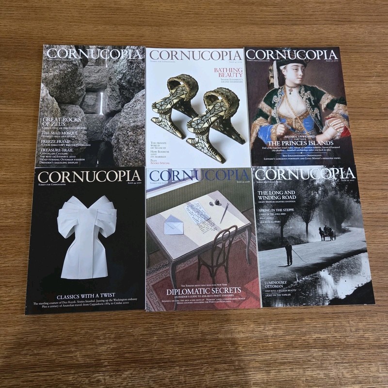 LOT 6 Cornucopia Magazine Turkish Arts & Culture Back Issues 39 41 43 44 53 62