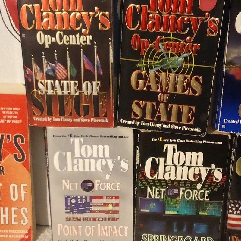 Tom Clancy MEGA lot of "9"books gallery