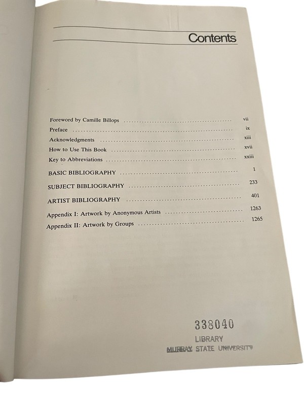 250 Years of Afro-American Art: An Annotated by Lynn Moody& James Igoe 1981 gallery
