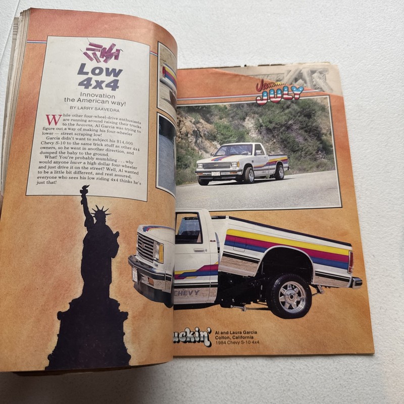 Truckin' Magazine Volume 12 No. 7 July 1986 Vintage gallery