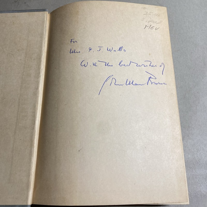 SIGNED John Mason Brown - Seeing More Things 1948 Hardcover / HGV gallery