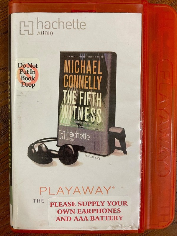 Michael Connelly PLAYAWAY Pre-Loaded Audiobooks in GOOD condition
