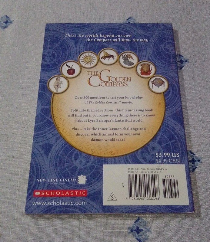 The Golden Compass Official Movie Quiz Book-Scholastic Paperback New Line_1st Ed gallery