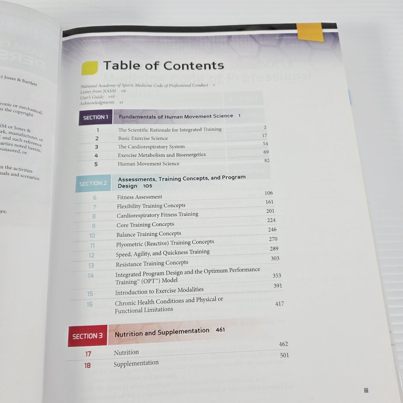 NASM Essentials Of Personal Fitness Training 6th Edition Textbook Hard Cover gallery