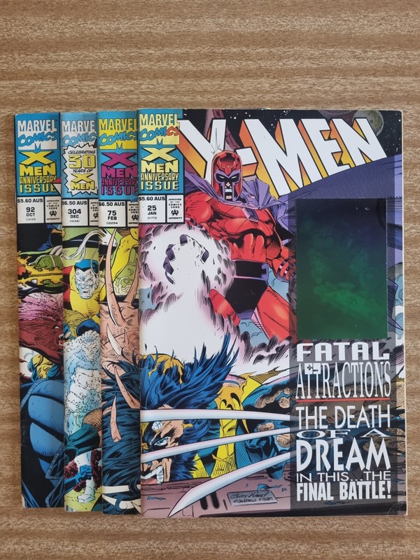 X-men 25 Wolverine 75 Uncanny 304 X-factor AUSTRALIAN PRICE VARIANT lot MARVEL