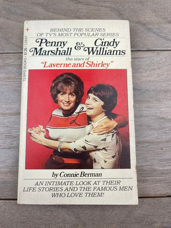 Penny Marshall & Cindy Williams 1977 First Edition Biography Tempo Books