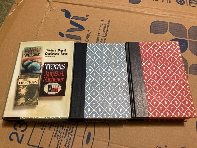 Lot of 3 Reader’s Digest Condensed Books 1980’s: One with dust jacket. Excellent