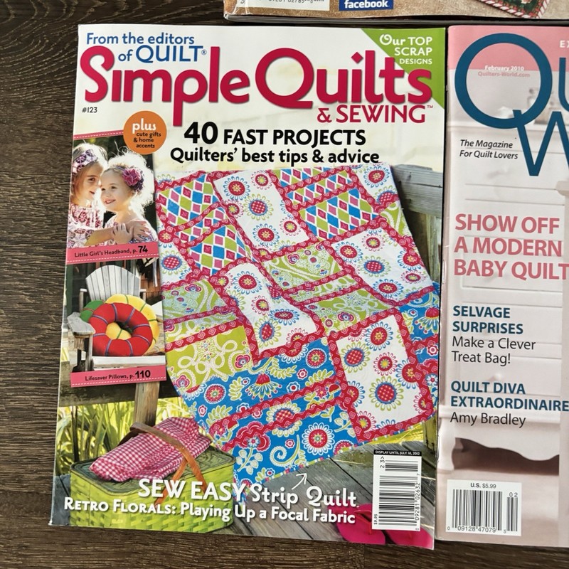Lot of 5 Quilting Magazines Love of Quilting Scrap Quilts Quilter’s World gallery
