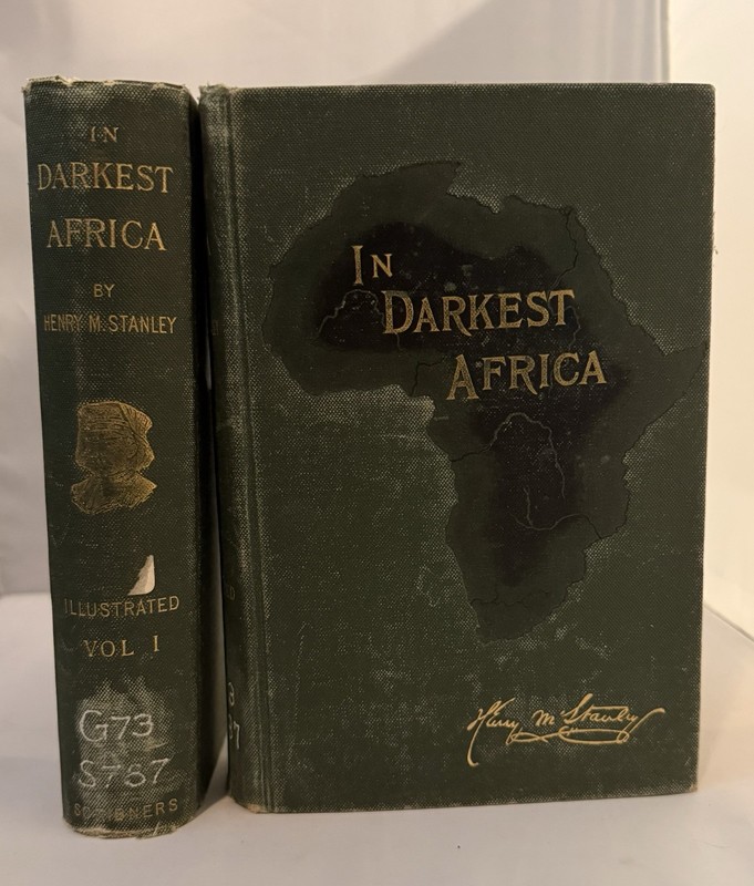 Henry M Stanley 1890 In Darkest Africa 2-Volume Set Illustrated 1st Edition