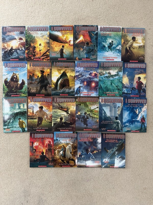 I Survived Series Complete Books Set (22 Books) by Lauren Tarshis