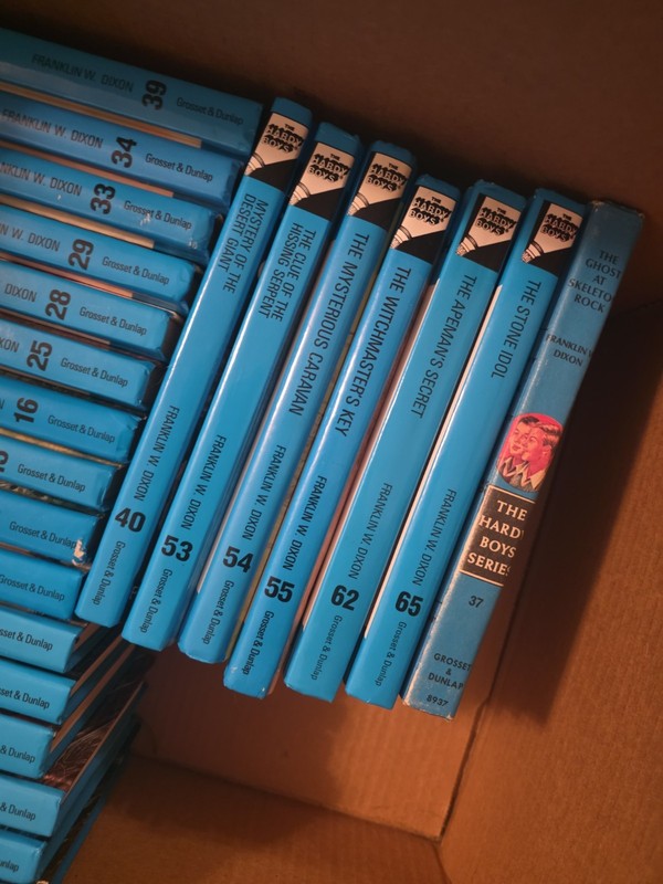 Lot Of 23 The Hardy Boys Hardcover Books Franklin Dixon Grosset Dunlap gallery