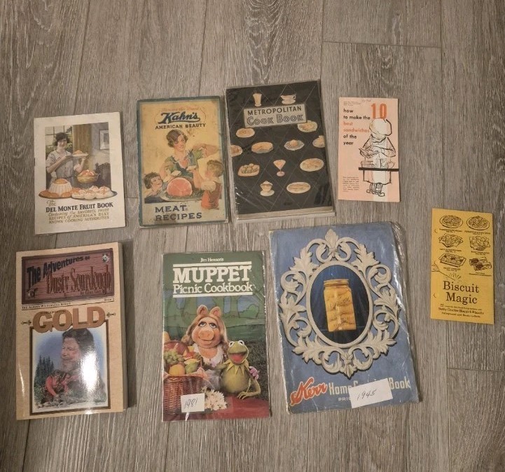 Vintage Recipe Pamphlet Cookbook Lot Advertising Ephemera Muppets Retro Cooking