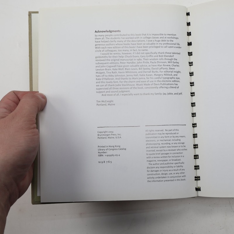 Complete Metalsmith Tim McCreight 2004 Jewelry Craft Brynmorgen Press gallery