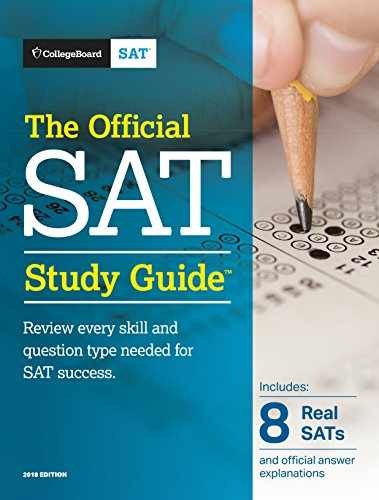 The Official SAT Study Guide – Paperback, by The College Board – Acceptable n