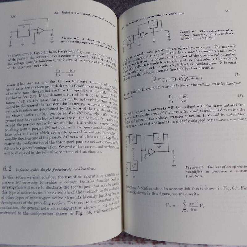 Vintage Theory & Design Active RC Circuits Huelsman 1968 McGraw-Hill Electrical gallery