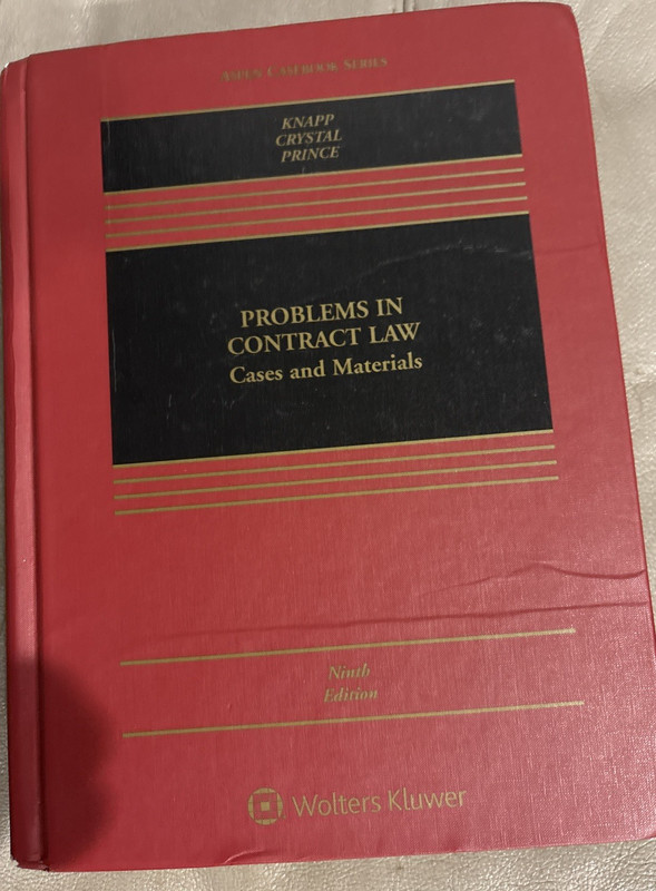 Problems in Contract Law by Charles Knapp – A