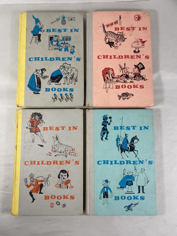 Lot of 4 Best In Childrens Book # (10,12,27,33) Story Books Fairy Tales HC 1960