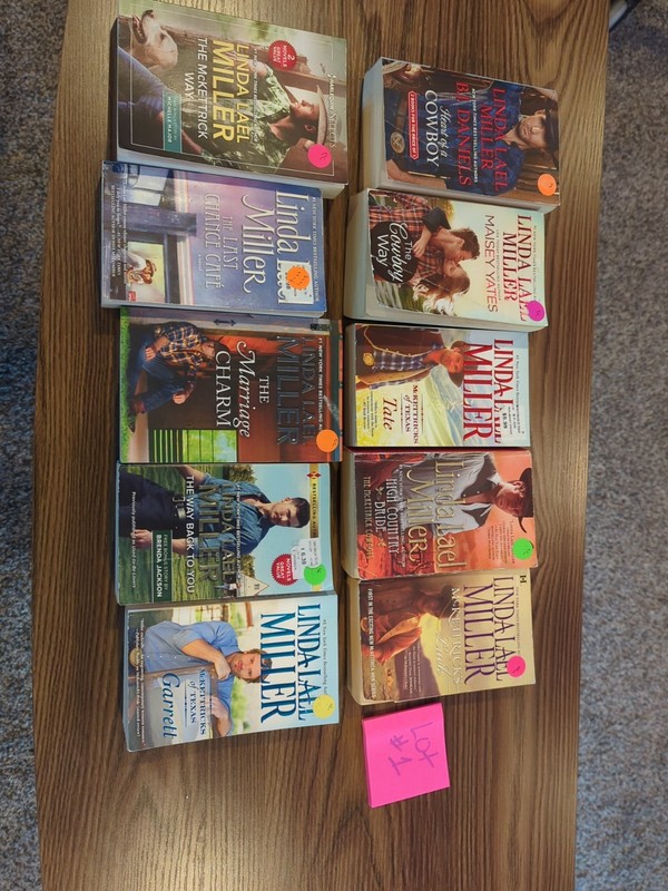 Lot of 10 LINDA LAEL MILLER Paperback Books Romance Novels