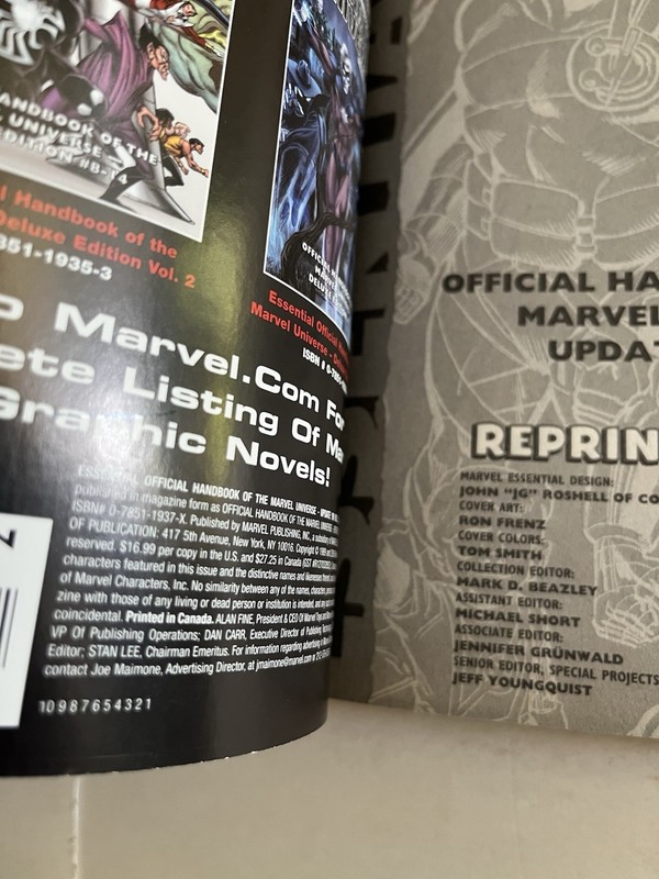 Essential Official Handbook of the Marvel Universe Update '89 Vol. 1 TPB 2006 gallery
