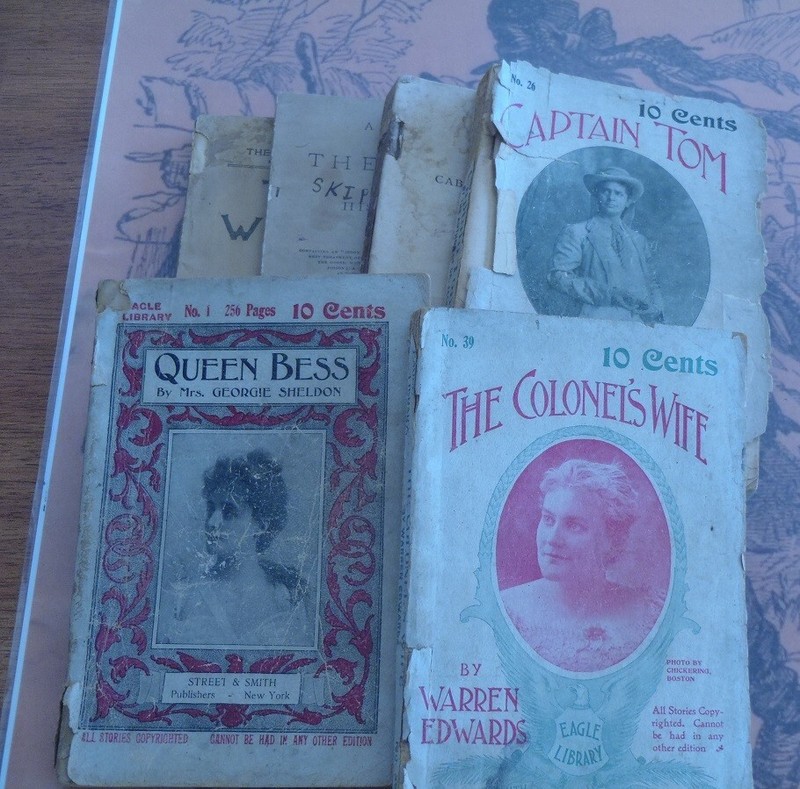 6 ASSORTED PAPERBACKS STREET & SMITH EAGLE LIBRARY AND OTHERS DIME NOVEL