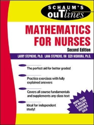 Larry Stephens Lana Stephen Schaum’s Outline of Mathema (Paperback) (UK IMPORT)