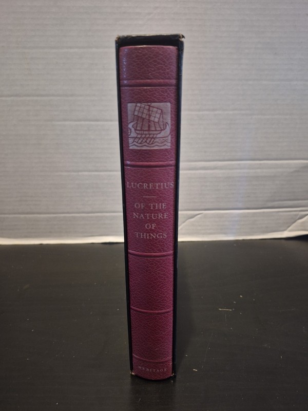 Of the Nature of Things Titus Lucretius Carus Heritage Club 1957 Hardcover EUC