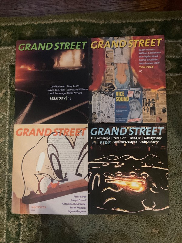 Grand Street magazine lot volumes 64-67 1998-99