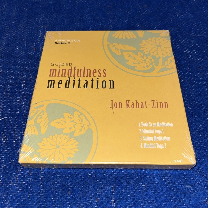 Guided Mindfulness Meditation by Jon Kabat-Zinn (2002, Audio Book)
