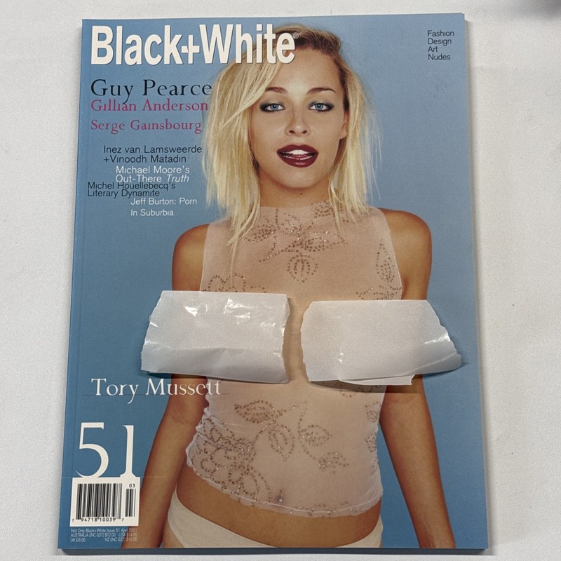 NOT ONLY BLACK + WHITE Magazine #51 April 2001 Alyssa Sutherland