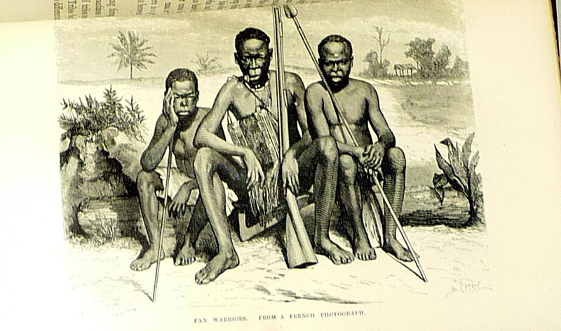 1867 Central AFRICA Expedition Ashango-Land Gabon w/ Interesting Inscription 1st gallery