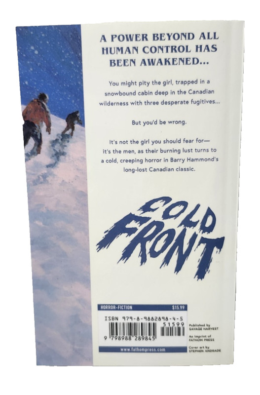 Cold Front By Barry Hammond Signed & Dated 03/19/2026 Rare Canadian Horror NEW gallery