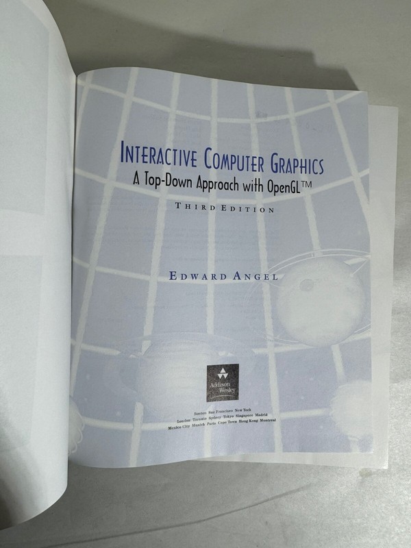 Interactive Computer Graphics: A Top-Down Approach with OpenGL 3rd Ed No Disk gallery