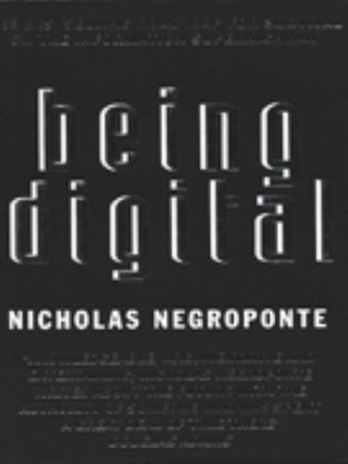 Being Digital Paperback Nicholas Negroponte
