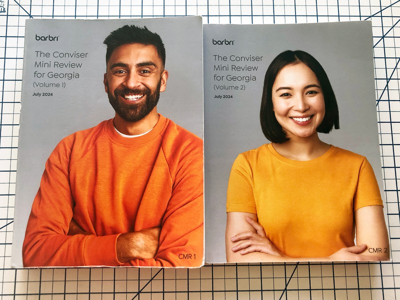 July 2024 Barbri Bar Exam The Conviser Mini Review for Georgia & MBE – 2 Vol Set