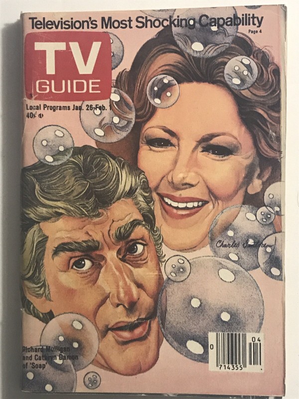 1980 TV GUIDE – SOAP RICHARD MULLIGAN CHRISTOPHER NORRIS Prov. Ed No Label TVG