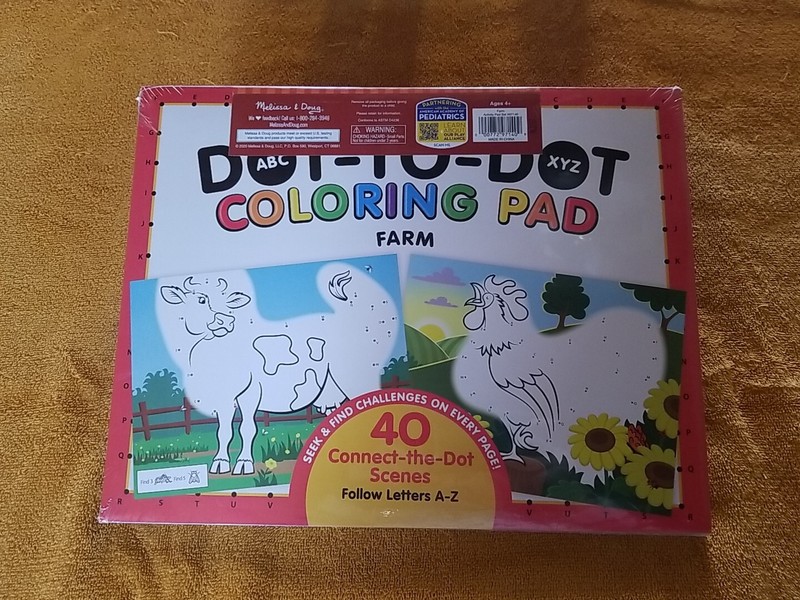 Melissa & Doug FARM Activity Pad Set - 4-pad Pack! Factory Sealed. NEW gallery