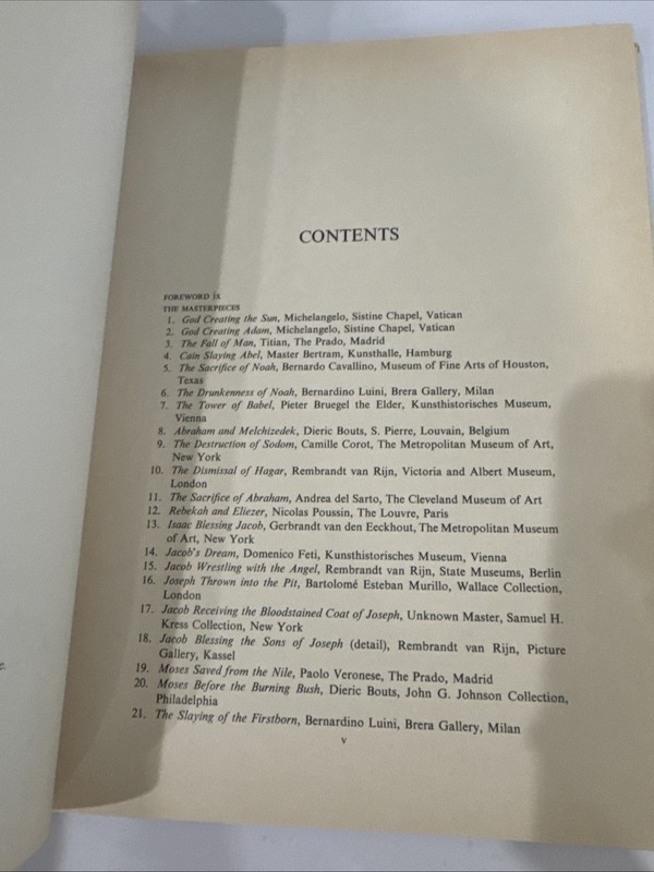 RARE- Masterpieces of Biblical Art- First Edition Hardcover 1973 Avenel Books gallery