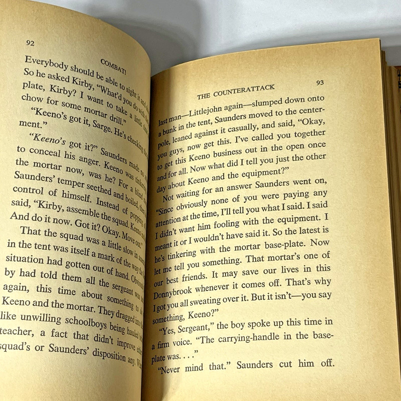 1964 Combat The Counterattack HC Book Whitman Publishing TV Series Army Military gallery