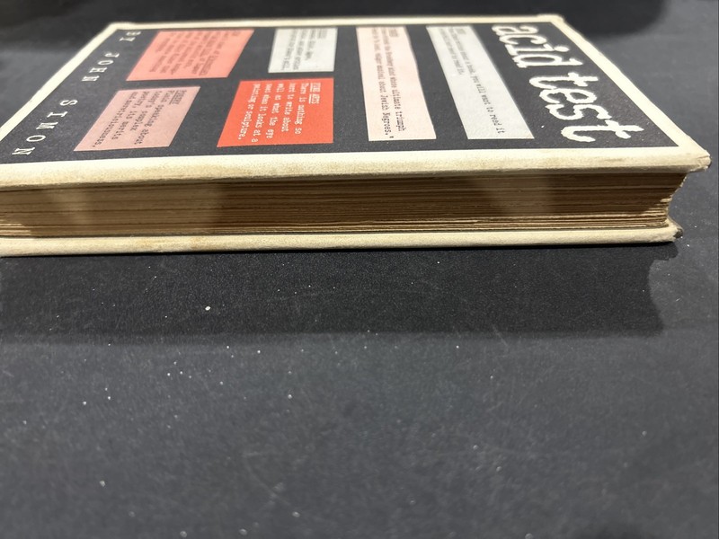 Acid Test, John Simon, Stein and Day, 1963, Hardcover gallery