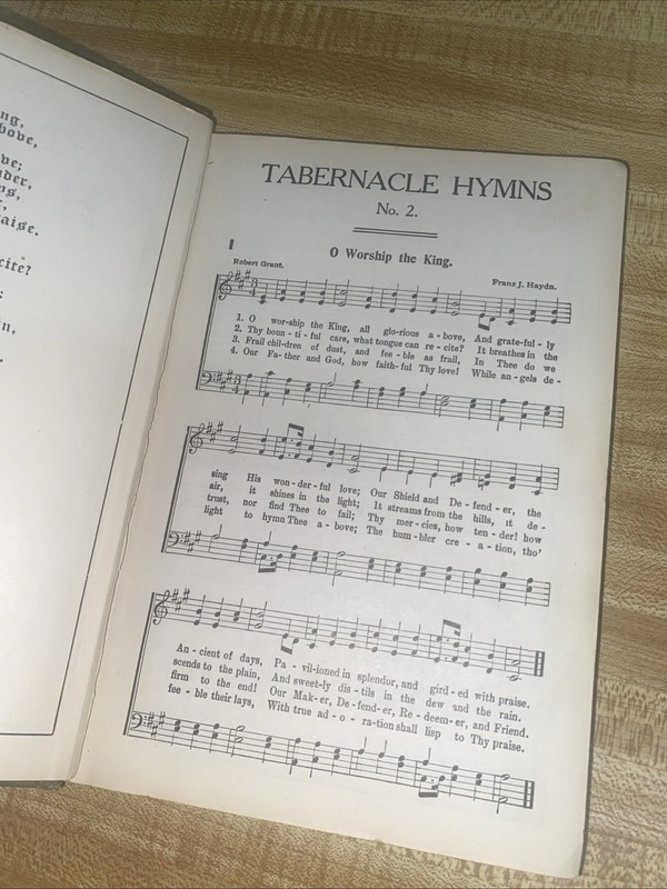 Vtg Tabernacle Hymns Number 2 Hymnal 1937 Tabernacle Publishing Chicago USA gallery