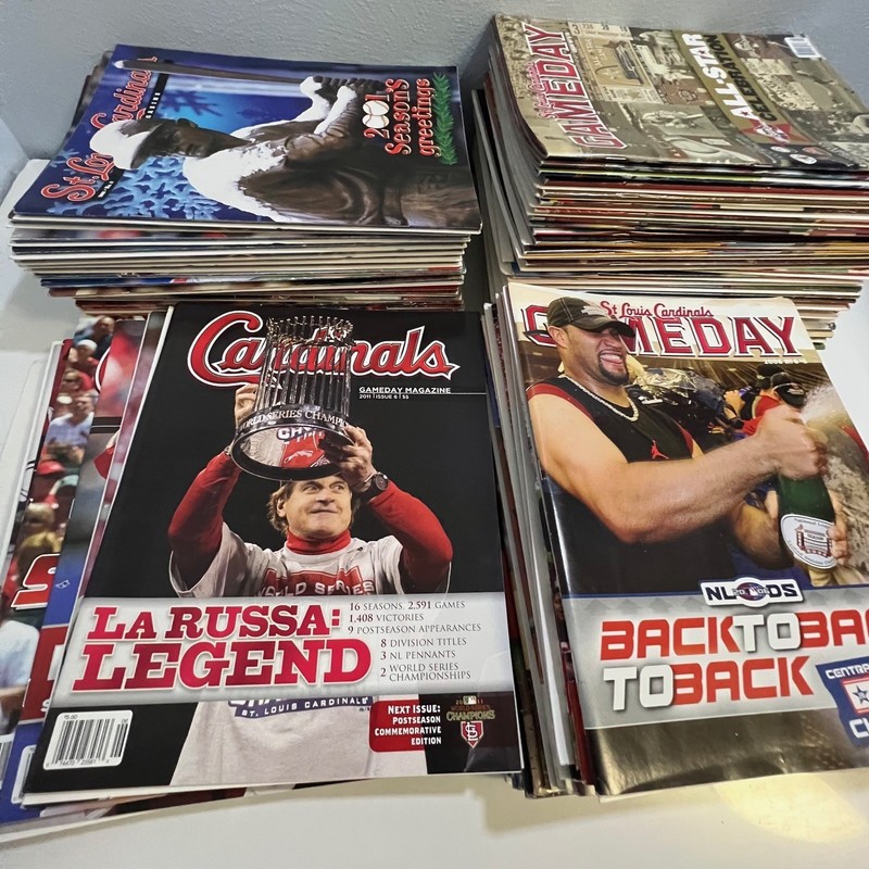 St Louis Cardinals Gameday Magazines 1996-2021 - You Choose, $5 Shipping Any Qty gallery