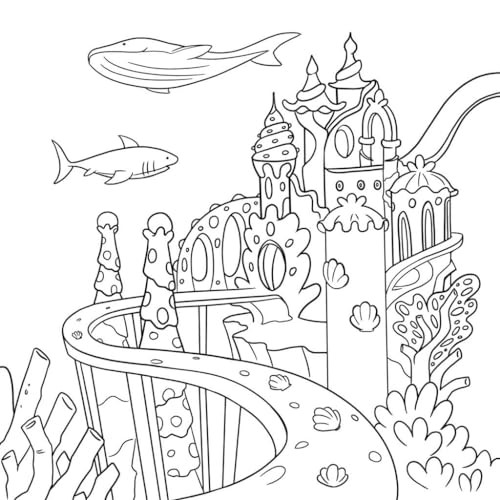Mermaid Coloring Book: For Kids Ages 4-8, 9-12 gallery
