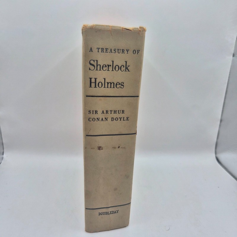 A Treasury of Sherlock Holmes Arthur Conan Doyle 1955 Doubleday Hardcover No DJ