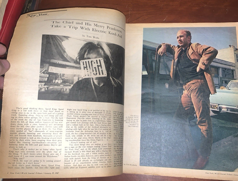 World of LSD NY World Journal Tribune Magazine 1967 Ken Kesey Milton Glaser gallery