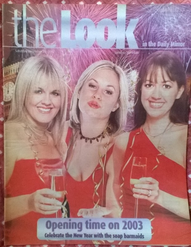 (Daily Mirror) THE LOOK 28 Dec 2002- Kim Metcalfe, Sally Lindsay, Sheree Murphy