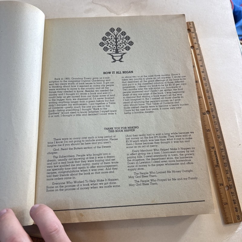 Old Fashioned Recipe Book Encyclopedia Country Living Farm Homesteader Bible VTG gallery