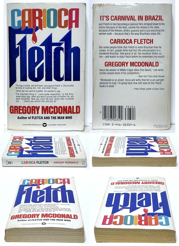 FLETCH Lot of 8 by Gregory McDonald Vintage mm paperback MOXIE, CARIOCA, MAN WHO gallery